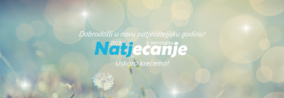 Natjecanje iz informatike 2019
