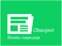 Podsjetnik na prijave za školsko natjecanje